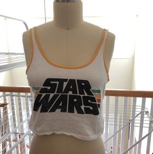 Cute Star Wars Crop Tank Top